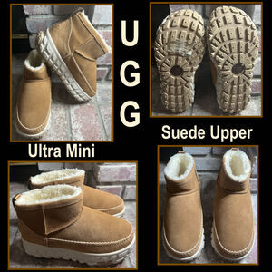 Ugg Venture Daze Ultra Mini UGGplush Lined Platform Bootie Size 11